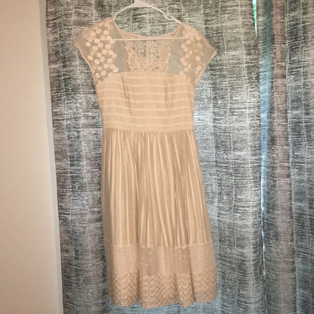 Moulinette Soeurs Women's White Poema Lace Dress